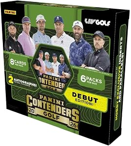 2026 Panini Contenders LIV Golf Hobby Trading Card Box (2 Autographs Per Box)